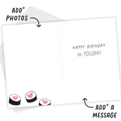 Soy Amazing Funny Custom Birthday Card