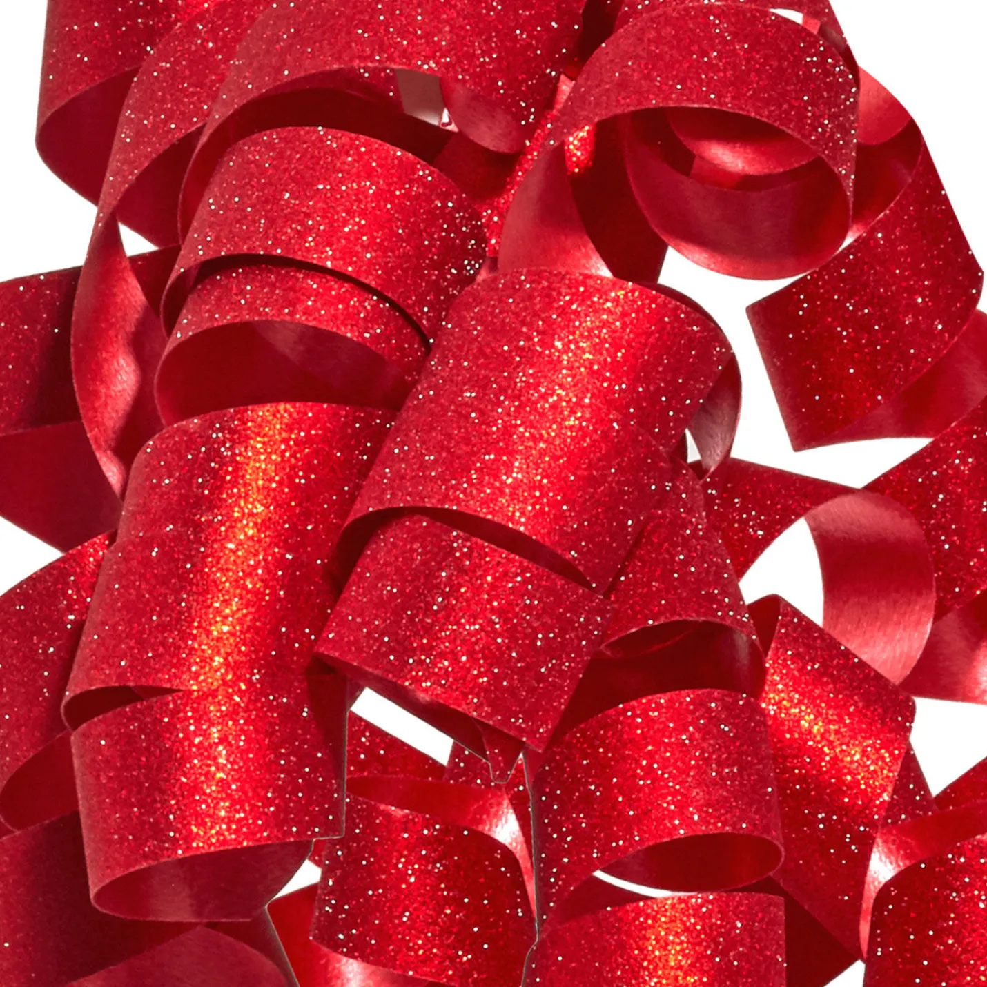 6.5" Sparkling Curly Ribbon Gift Bow