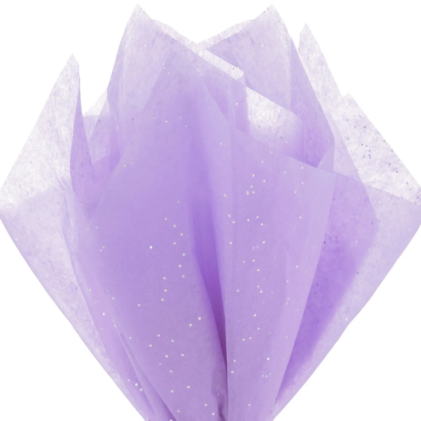 Sparkling Dots on Amethyst Tissue Paper, 6 sheets
