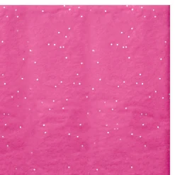 Sparkling Dots on Hot Pink Tissue Paper, 6 sheets