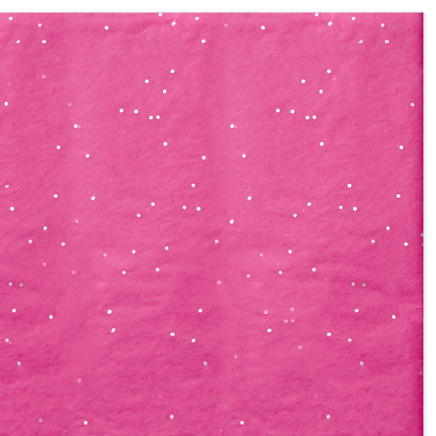 Sparkling Dots on Hot Pink Tissue Paper, 6 sheets