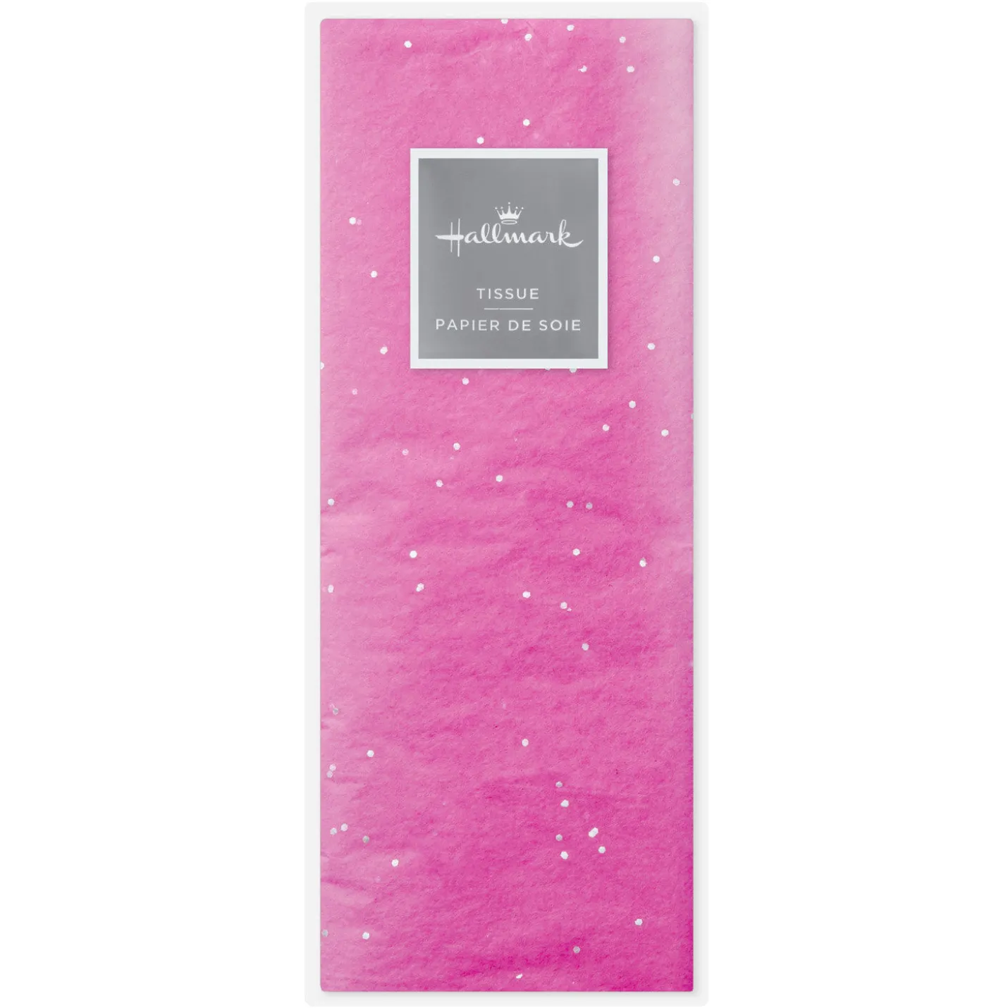 Sparkling Dots on Hot Pink Tissue Paper, 6 sheets