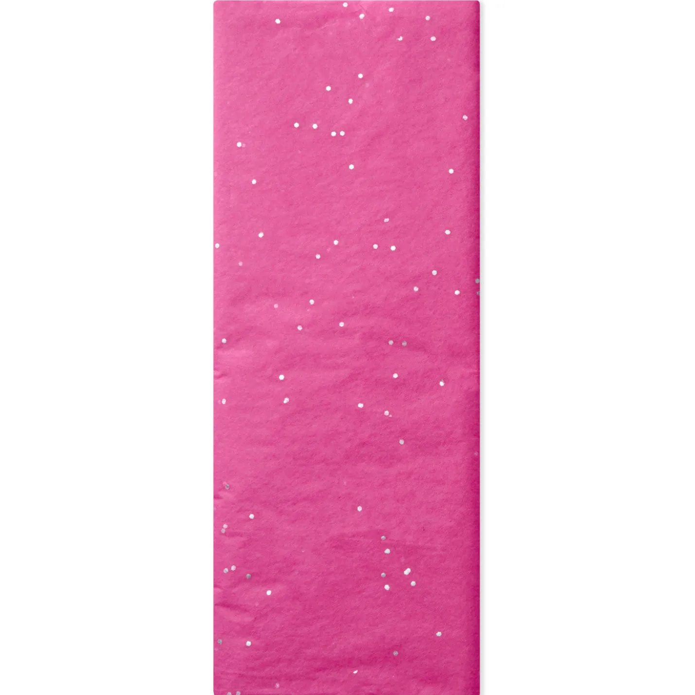 Sparkling Dots on Hot Pink Tissue Paper, 6 sheets