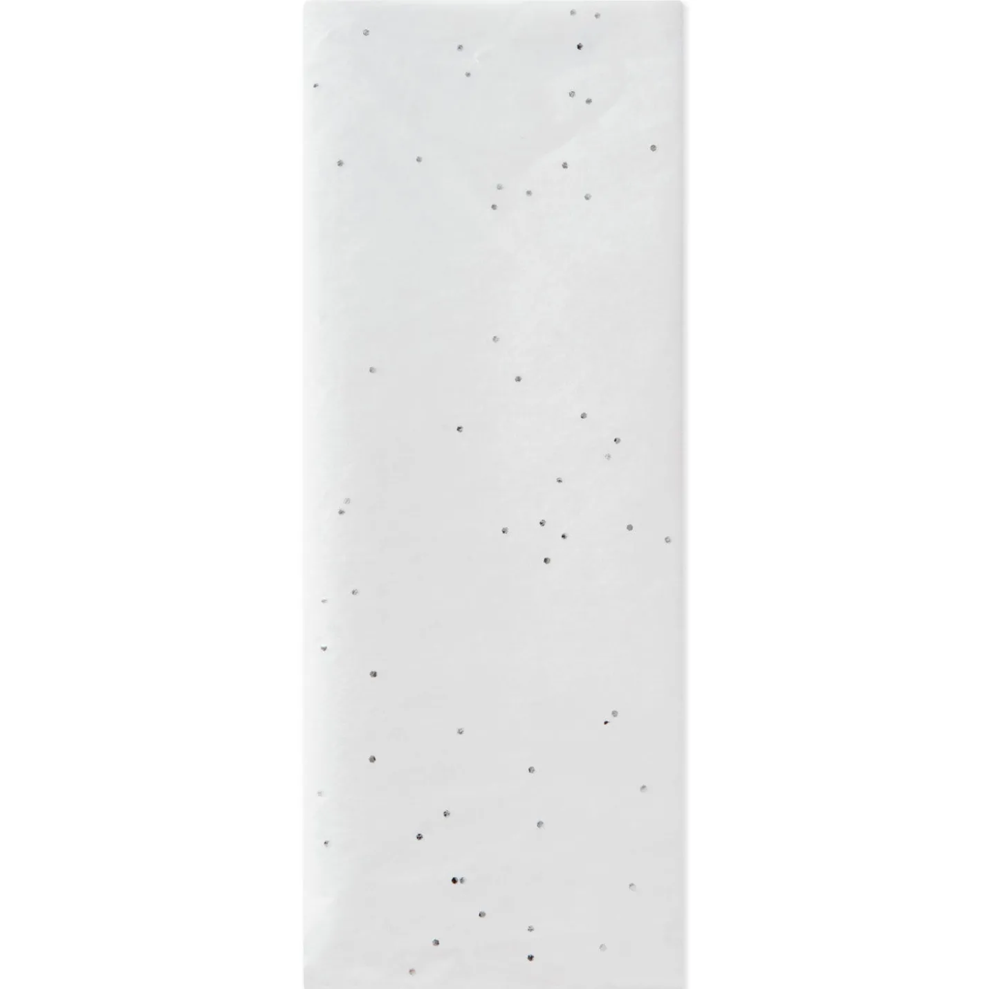Sparkling Dots on White Tissue Paper, 6 sheets