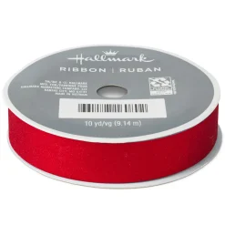 0.6" Sparkly Red Ribbon
