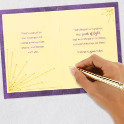 Spark of Light 60th Birthday Card