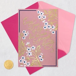 Special Beauty and Happiness Birthday Card