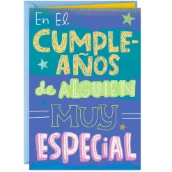 Special Person Spanish-Language Birthday Card