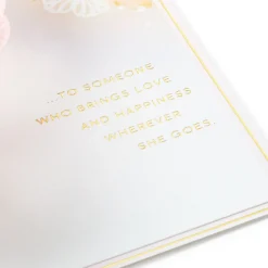 Special Wish to Someone Who Brings Happiness 3D Pop-Up Card for Her