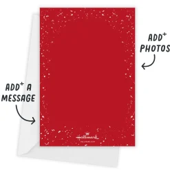Speckled Campfire Mug Flat Christmas Photo Card