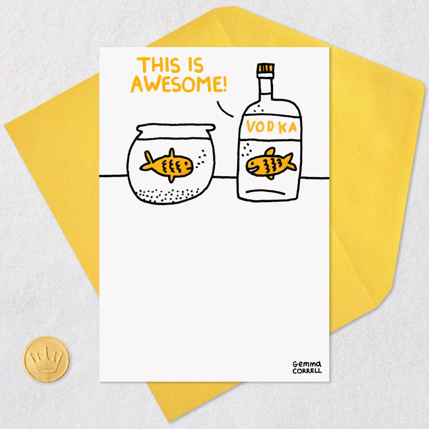 Spend Your Day in Good Spirits Funny Birthday Card