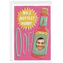 Spicy Hot Sauce Fun Custom Card