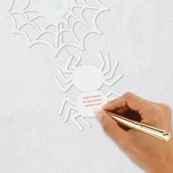 Spider in Web Paper Craft Halloween Card With Mini Card