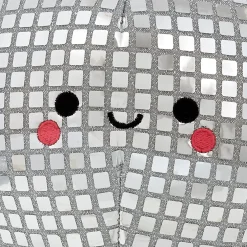 Spinning Disco Ball Plush With Sound and Motion, 8"