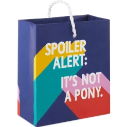 4.6" Spoiler Alert Gift Card Holder Mini Bag