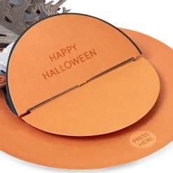 Spooky Spinning Graveyard Musical 3D Pop-Up Halloween Card With Motion
