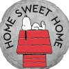 Spoontiques Peanuts Home Sweet Home Stepping Stone, 9.6"
