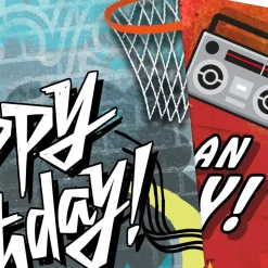 Sports and Music Fun Birthday Cards for Kids, Pack of 10