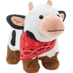 Spotted Cow in Boots Plush With Sound and Motion, 9"
