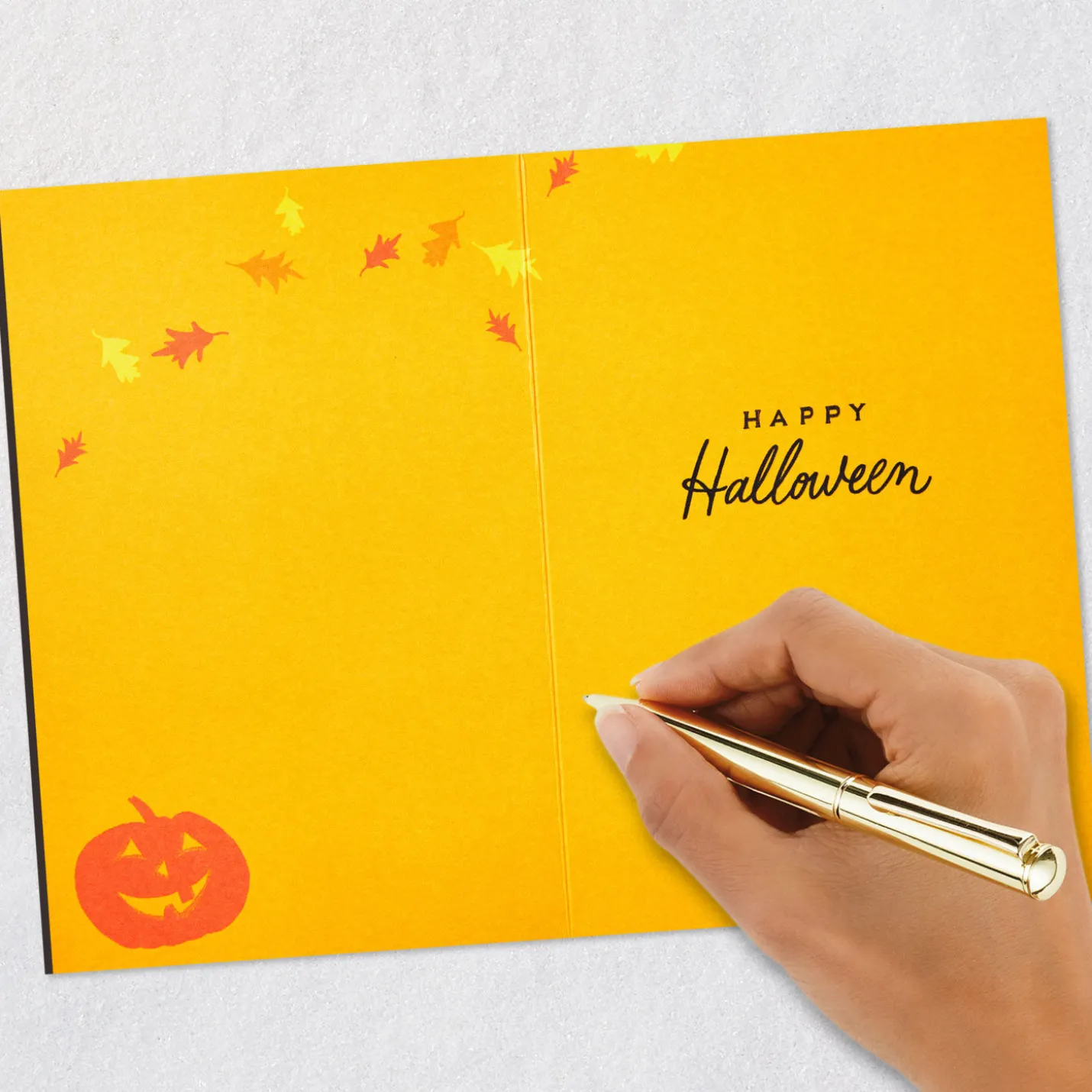 Stack of Pumpkins Halloween Card