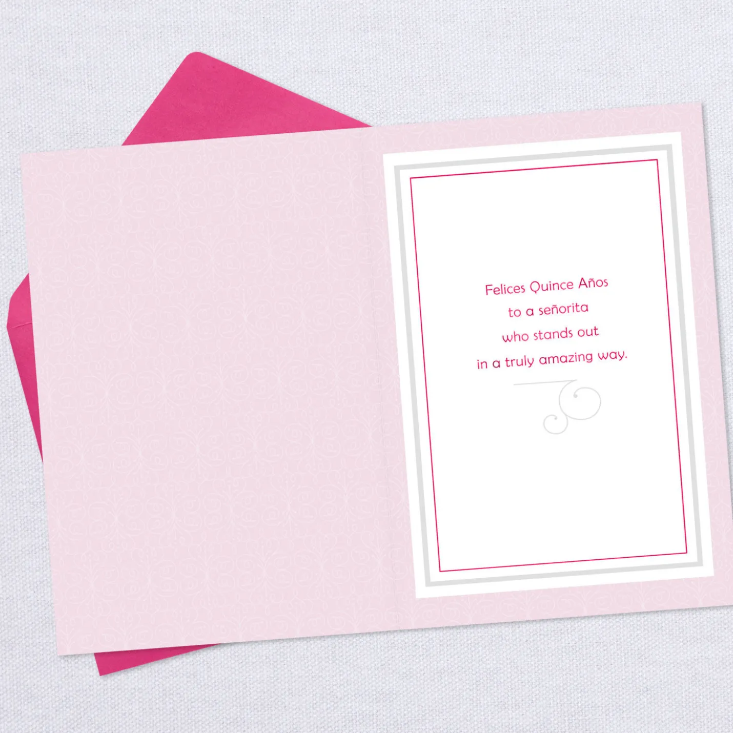 Stand-Out Señorita Quinceañera Card