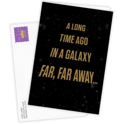 Star Wars™ A Long Time Ago Funny Custom Birthday Card