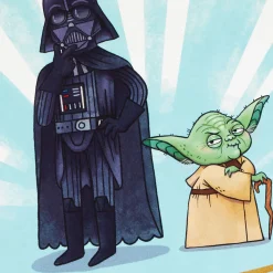 Star Wars™ Both Sides of the Force Funny Birthday Card With Mini Cards