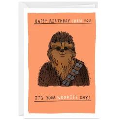 Star Wars™ Chewbacca™ Your Wookiee Day Custom Birthday Card