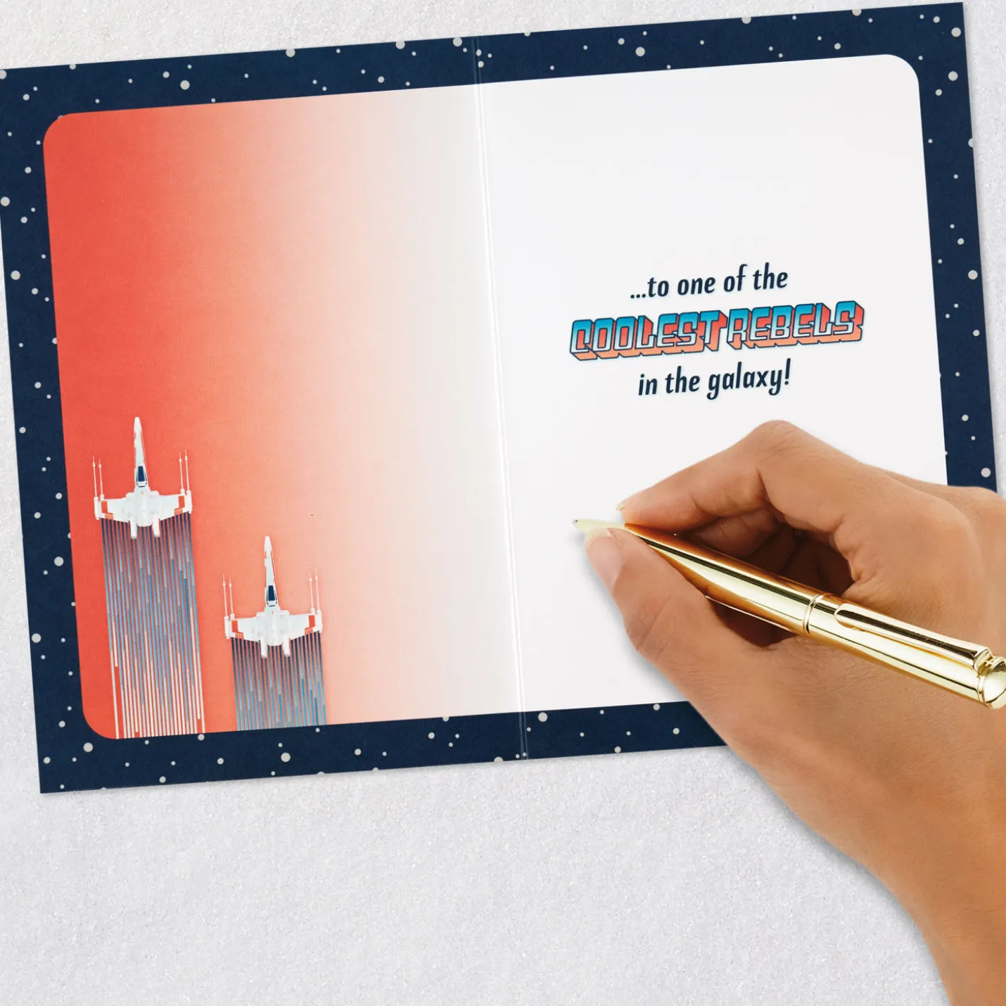 Star Wars™ Coolest Rebel in the Galaxy Lenticular Birthday Card