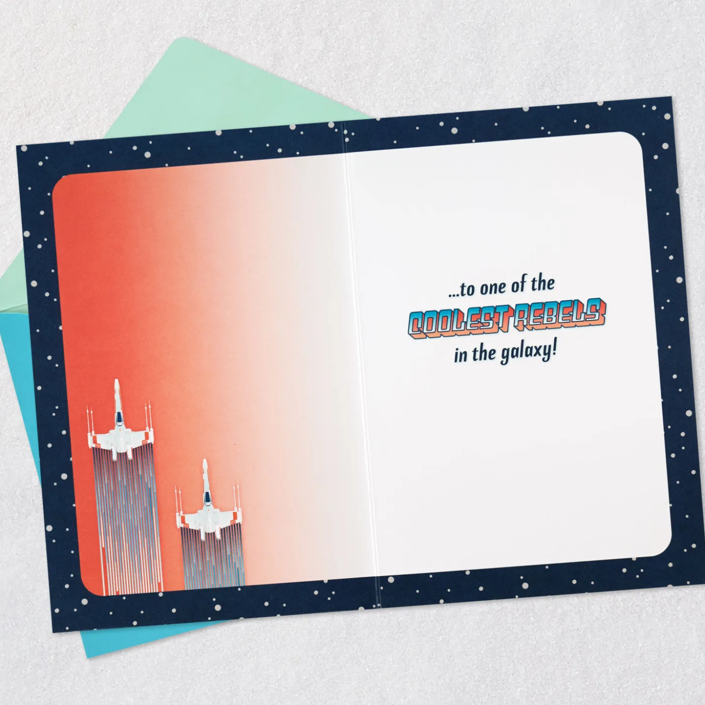 Star Wars™ Coolest Rebel in the Galaxy Lenticular Birthday Card