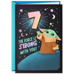 Star Wars™ Grogu™ Epic Day 7th Birthday Card