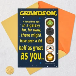 Star Wars™ No One’s Even Half as Great Birthday Card for Grandson