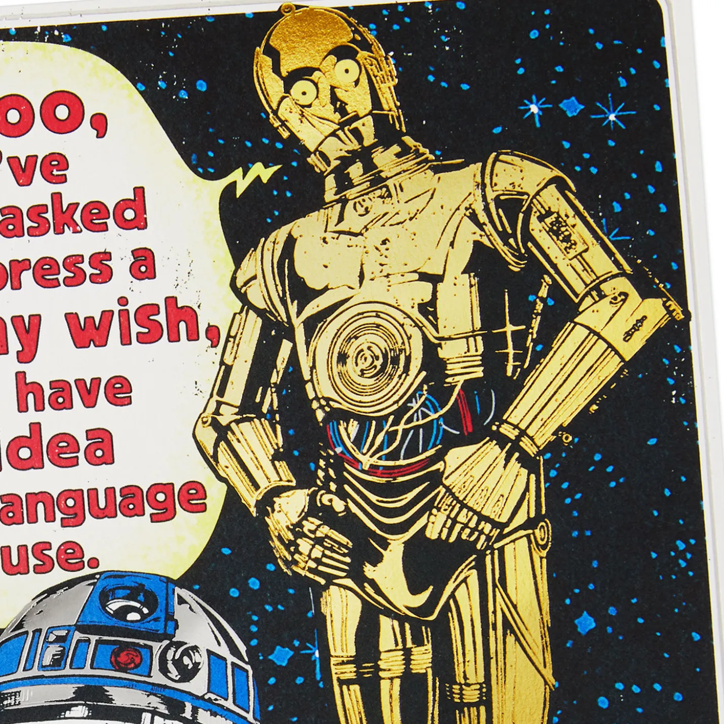 Star Wars™ R2-D2™ and C-3PO™ Droid Tune Funny Musical Birthday Card