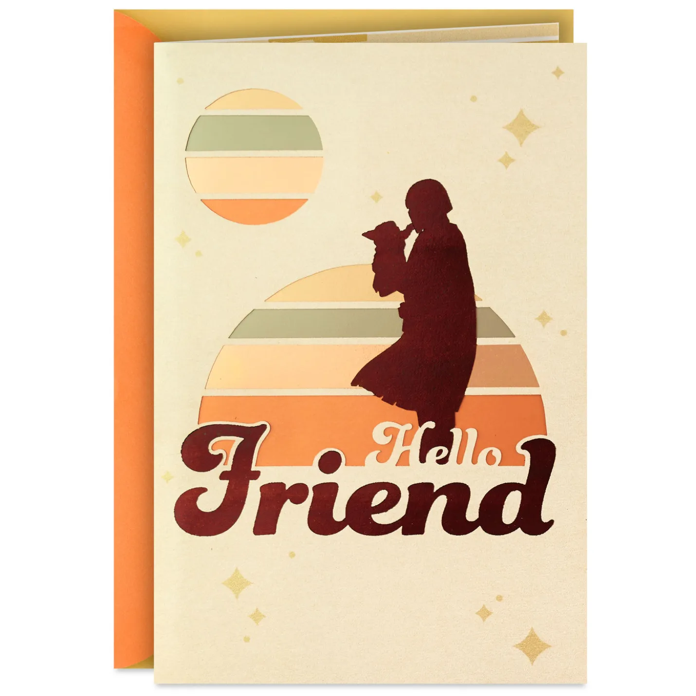 Star Wars: The Mandalorian™ and Grogu™ Happy Day Birthday Card for Friend