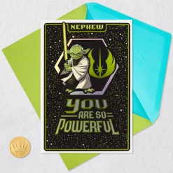 Star Wars™ Yoda™ Force for Good Birthday Card for Nephew