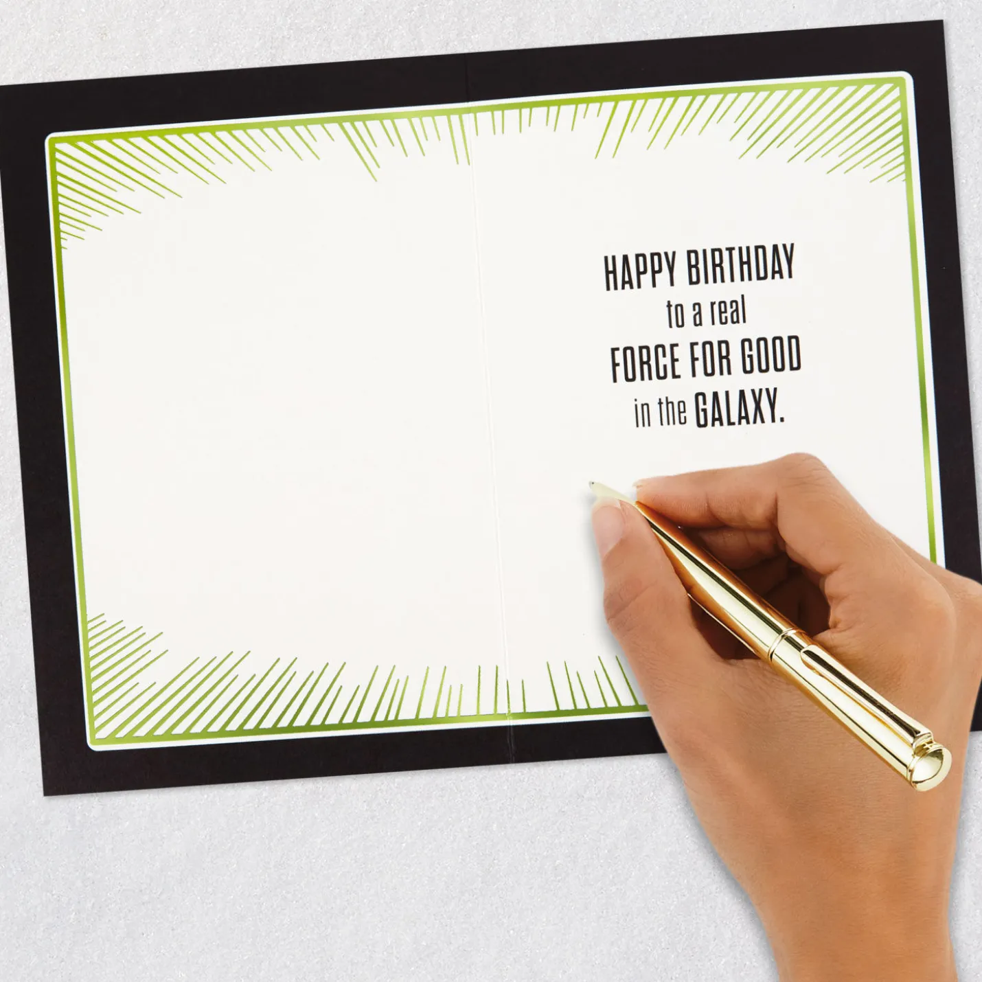 Star Wars™ Yoda™ Force for Good Birthday Card for Nephew