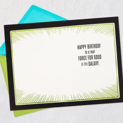 Star Wars™ Yoda™ Force for Good Birthday Card for Nephew