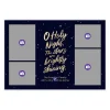 Starry O Holy Night Flat Christmas Photo Card