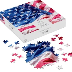 Stars and Stripes 550-Piece Jigsaw Puzzle