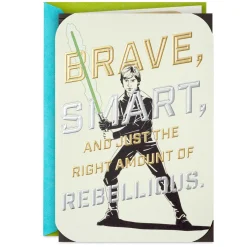Star Wars™ A Force to Be Reckoned With Birthday Card for Son