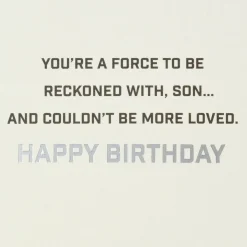 Star Wars™ A Force to Be Reckoned With Birthday Card for Son