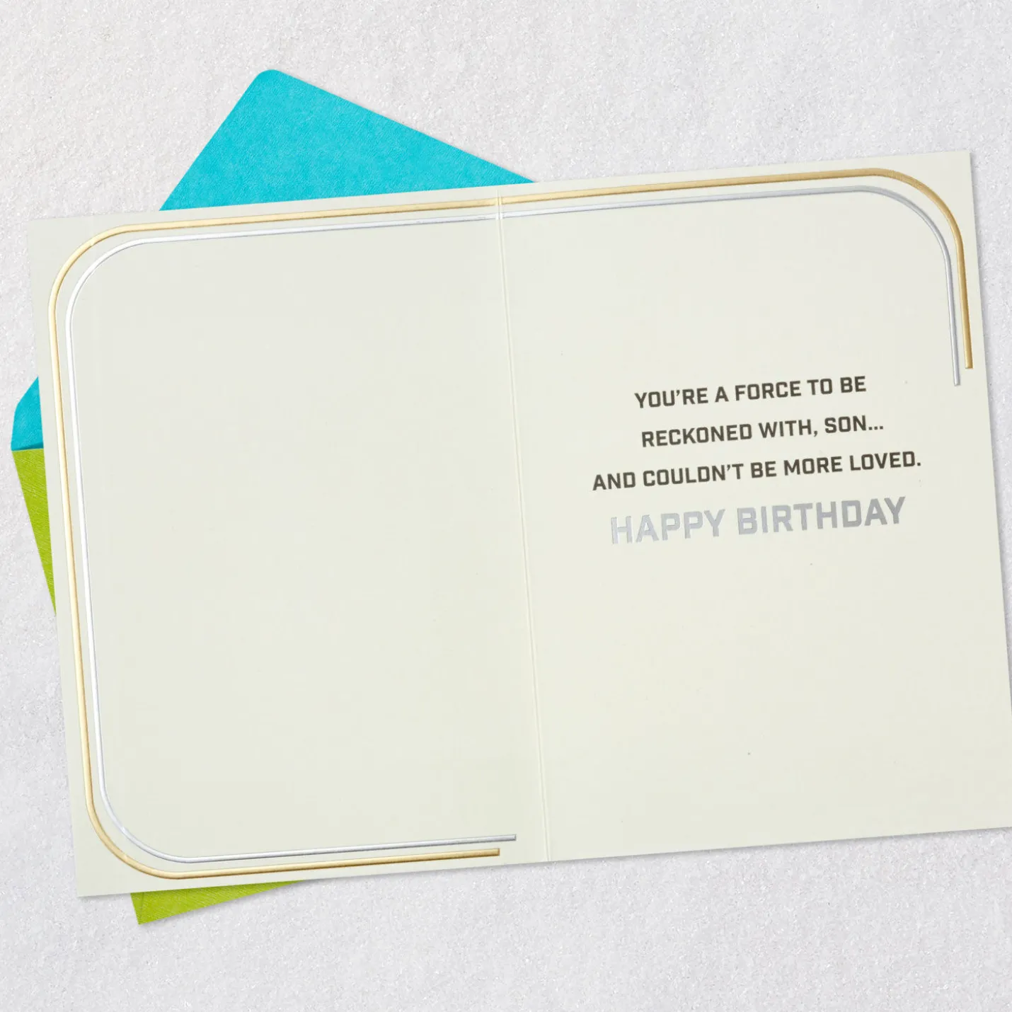 Star Wars™ A Force to Be Reckoned With Birthday Card for Son