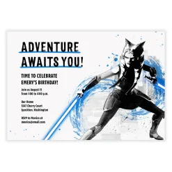 Star Wars: Ahsoka™ Adventure Birthday Invitation