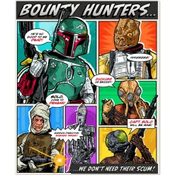 Star Wars™ Bounty Hunters Throw Blanket, 50x60