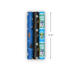 Star Wars™ Characters and Ships 3-Pack Wrapping Paper Mini Roll Bundle, 45 sq. ft. total