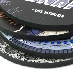 Star Wars™ Coasters in Sculpted Millennium Falcon™ Holder