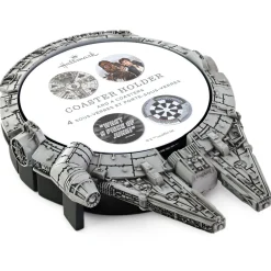 Star Wars™ Coasters in Sculpted Millennium Falcon™ Holder