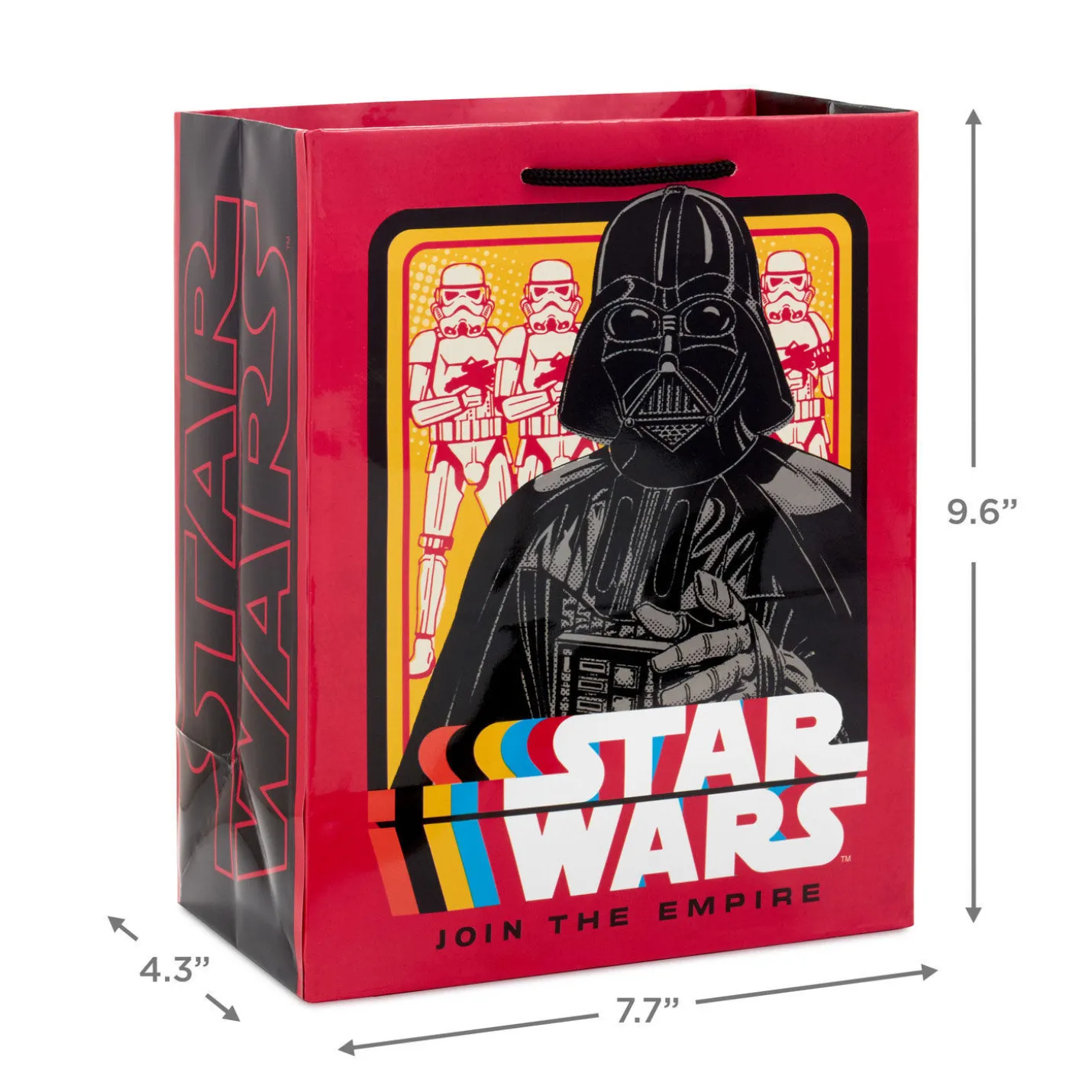 9.6" Star Wars™ Darth Vader™ and Stormtroopers™ Medium Gift Bag