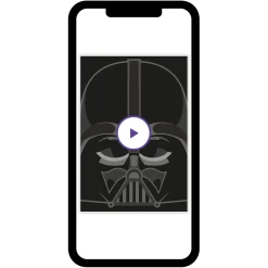 Star Wars™ Darth Vader™ Helmet Custom Card