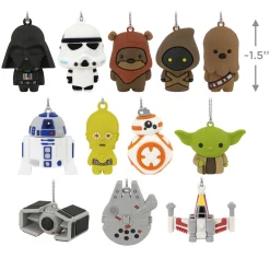 Star Wars™ Hallmark Countdown Calendar Paper Tree Set With 12 Mini Ornaments